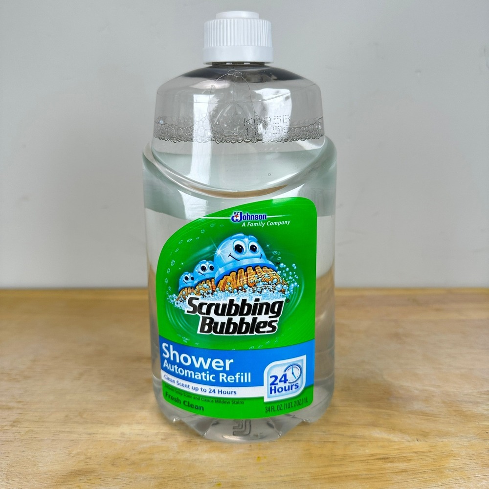 Scrubbing Bubbles Shower Automatic Refill Clean Scent 34 fl oz NEW SEALED